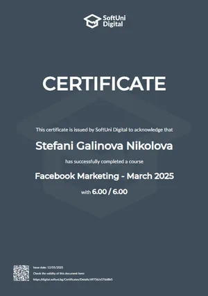 Facebook Marketing - SoftUni